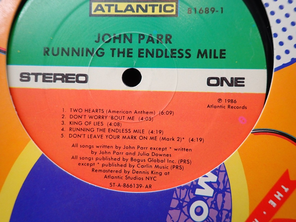 John Parr - Running The Endless Mile - Atlantic 1986 | eBay