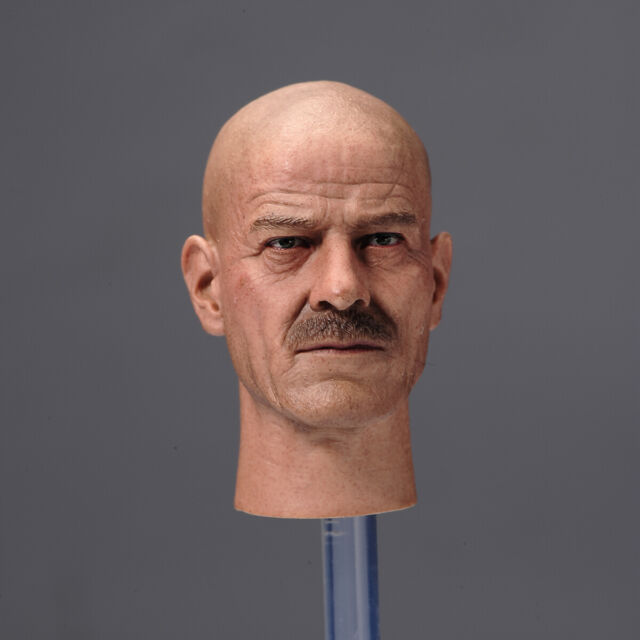 1/6 Chemical Teacher Walter White Man Head Sculpt Fit 12'' Action Figures