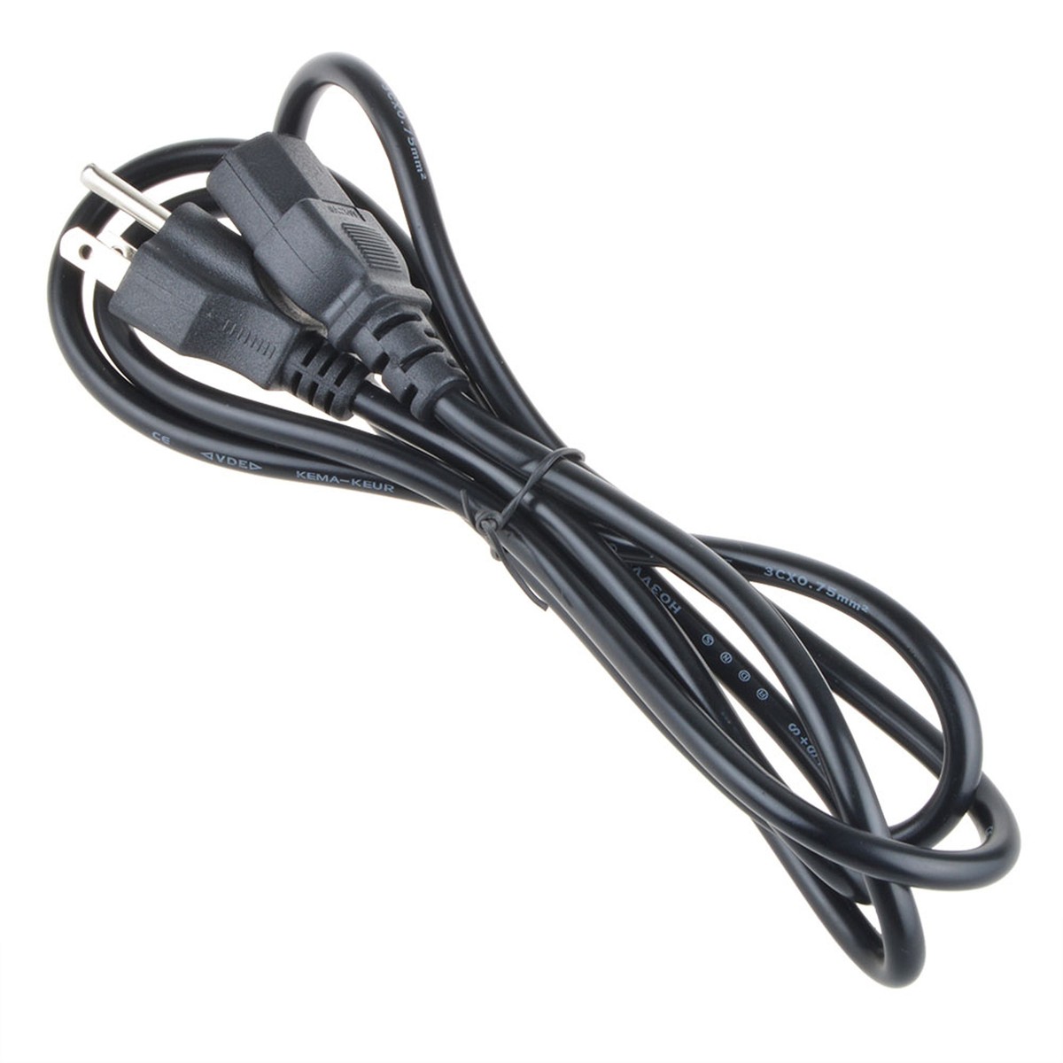 6ft AC Power Cord Cable Lead For Dell P2422H G2524H U3824DW LED