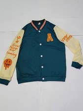 2 Shein Letterman Long Sleeve Button Down Jacket Size Kid's 10Y Multiple Color