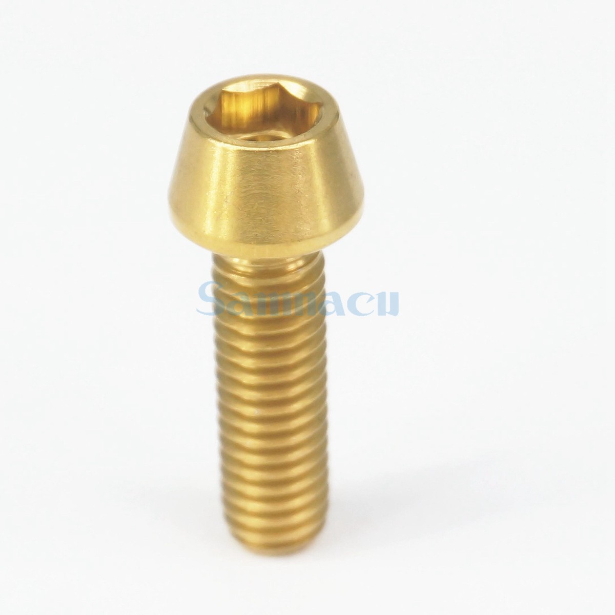 Lot Of 4 M6x1 GR5 Titanium Allen Screws - Taper Cone Head Bolts For Bikes