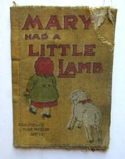 Saalfield's Tiny Muslin Series Mary Had a Little Lamb Book
