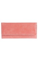 Hobo Womens Leather Sadie Continental Clutch Wallet Coral Hobo Womens Leather Sadie Continental Clutch Wallet Coral