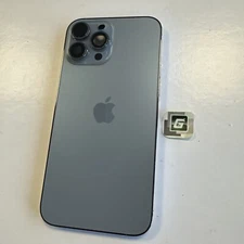 Apple iPhone 13 Pro MAX Bare Housing Frame Genuine OEM Blue International No 5G