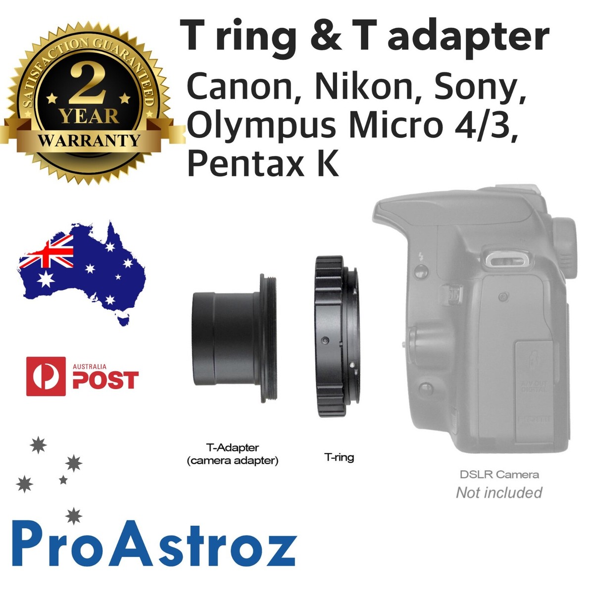 DSLR T-RING Camera adapter for telescope T2 Lens Adapter Ring
