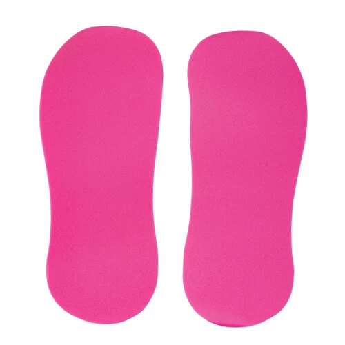 25 pares de protectores de pies esponja bronceadora adhesiva bronceadora en spray rosa espuma de belleza