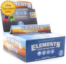 King Size Slim Ultra Thin Rice Rolling Paper Full Box of 50 Packs