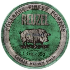 Reuzel Green Pomade Grease 1.3 oz - Pack of 2