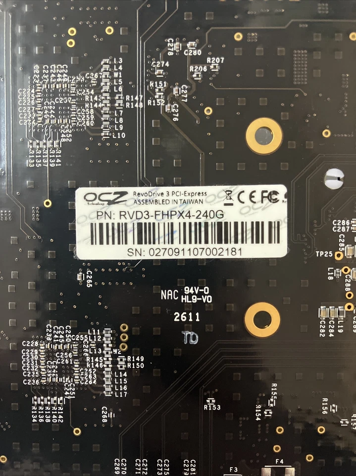 OCZ RVD3-FHPX4-240G RevoDrive 240GB PCI-E Add-in Card Solid State Drive SSD ~ - Image 4 of 4