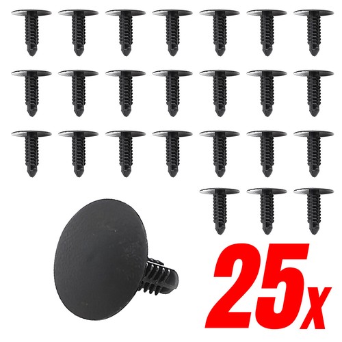 Mean Mug Auto 25x Carpet Retainer Nylon Push Clips, Replaces Ford N808370-S - Picture 2 of 9