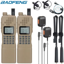 US BAOFENG AR-152 DUAL BAND WALKIE TALKIE LONG RANGE TACTICAL TWO WAY HAM RADIOS
