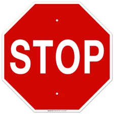 Stop Sign, Street Stop Sign,