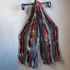 Nautical themed sheer scarf (damaged)