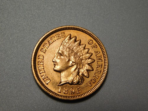 OLD US COINS 1895 INDIAN HEAD CENT PENNY - Picture 3 of 9