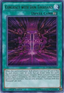 Contract with Don Thousand - DUSA-EN041 - Ultra Rare - 1st Edition x3 - Near Min