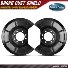 2pcs Rear Lh Rh Brake Dust Shield For Mazda 3 2004-2013 5 2006-2010 2012-2015 2pcs Rear Lh Rh Brake Dust Shield For Mazda 3 2004-2013 5 2006-2010 2012-2015