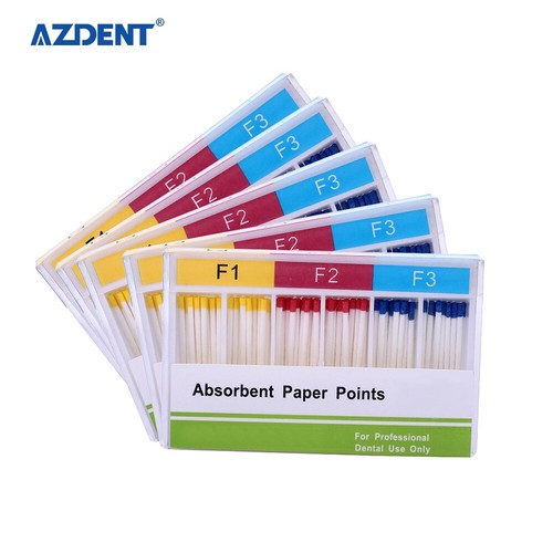 5packs Dental Endodontics Endo Absorbent Paper Points F1 F2 F3 100pcs/pack