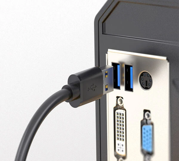 USB 3.0 A Male to A Male Cable Data Transfer Super Speed Power Charger Metal 3FT - Image 3 of 4