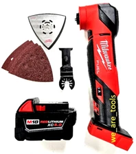Milwaukee M18 Fuel 2836-20 Multi Tool, (1) 5.0 AH Battery XC Red Oscillating 18V