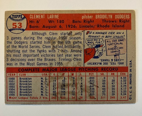 1957 Topps Baseball Cards - Complete Your Set - U Pick Your Card, VG-EX-NM + HOF - Picture 21 of 254