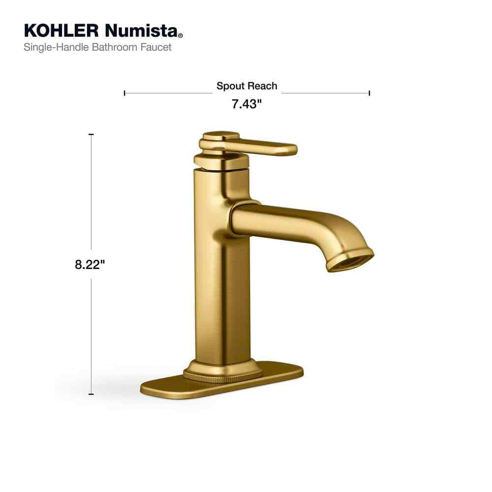 KOHLER Numista Single Hole Bathroom Faucet in Vibrant