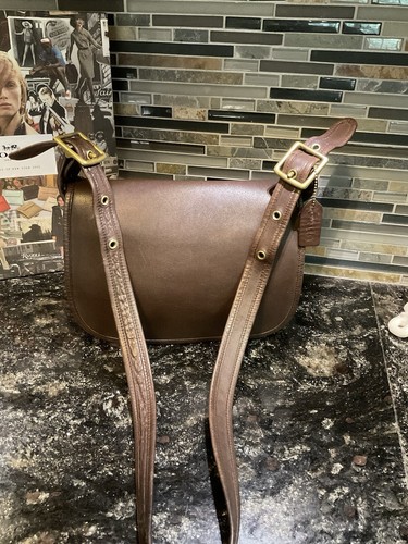 COACH Vintage Patricia's Legacy Glovetanned Leather Shoulder  Bag 9951 Mahogany