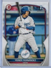 2023 Bowman - Prospects 1st Yeiner Fernandez #BP-138 (RC) Los Angeles Dodgers