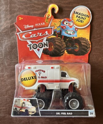 Disney Pixar Cars DR FEEL BAD Deluxe Tall Tales Toon Monster Truck