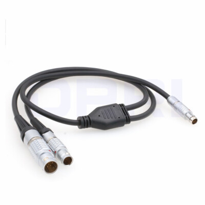 12Pin + 4Pin to RS 3Pin MDR2 Run/Stop Power Cable for 24V Arri Camera