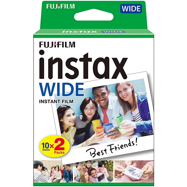 Fujifilm Instax Wide Film Instant Photo Film Kit 2 packs de 20 (40 photos) - Photo 3/4