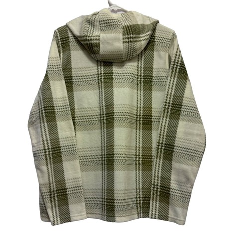 ONeill Womens Size Medium Plaid Fleece Hoodie Jacket Shacket Coat - Picture 6 of 12