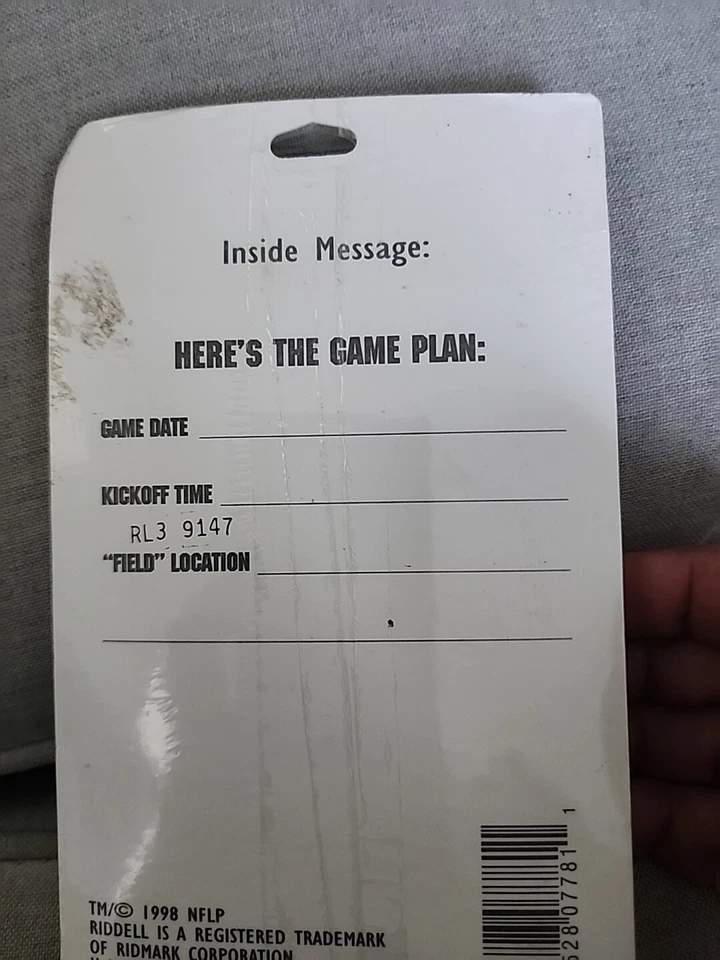 Lote de 4 (paquete de 8) invitaciones de fiesta Hallmark NFL vintage 1998 NUEVO en paquete  Foto 4 de 4