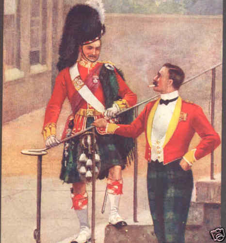 PAYNE, UNIFORMES MILITARES, ARGYLL HIGHLANDER, POSTAL TUCK - Imagen 1 de 2