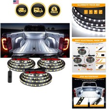 3pcs 60 Inch Truck Bed Lights 6000k White Waterproof Led Truck Bed Lights St...