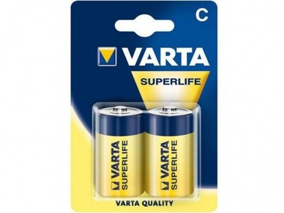 BATTERY VARTA C HALF FLASHLIGHT SUPERLIFE ZINC-CARBON 1.5V R14