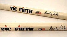 1 Pair Buddy RICH JAZZ Drum Sticks Vic Firth Signature Edition (Made In U.S.A.)