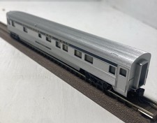 BACHMANN N SCALE 14553 BALTIMORE & OHIO 85 OBSERVATION CAR LIGHTED SILVER