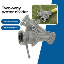 2 Wege Y Verteiler Wasserverteiler Gartenschlauch Verteiler Feuerwehr Kugelhahn