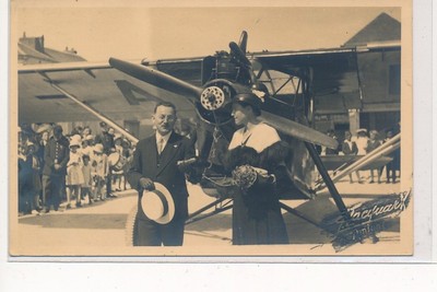 AMIENS: aviation, city drum, jaquart photo - very good condition