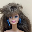 Vtg Long Hair Barbie Ultra Hair Brunette Whitney Teresa 90s Mattel Nude 1991