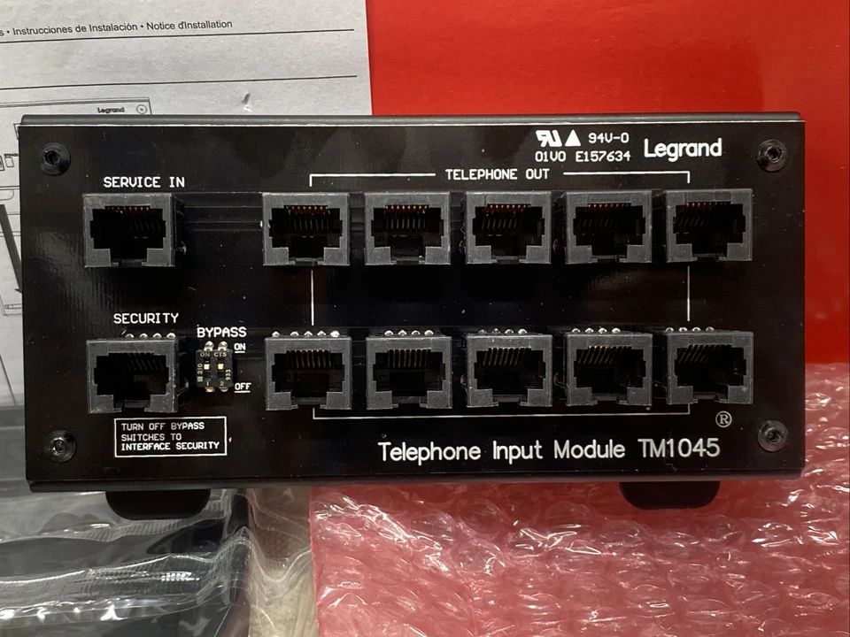 Legrand On-Q #CO1045 8x10 Combo Module RJ45 + RJ31X 110 IDC Punch Down BRAND NEW - Image 4 of 4