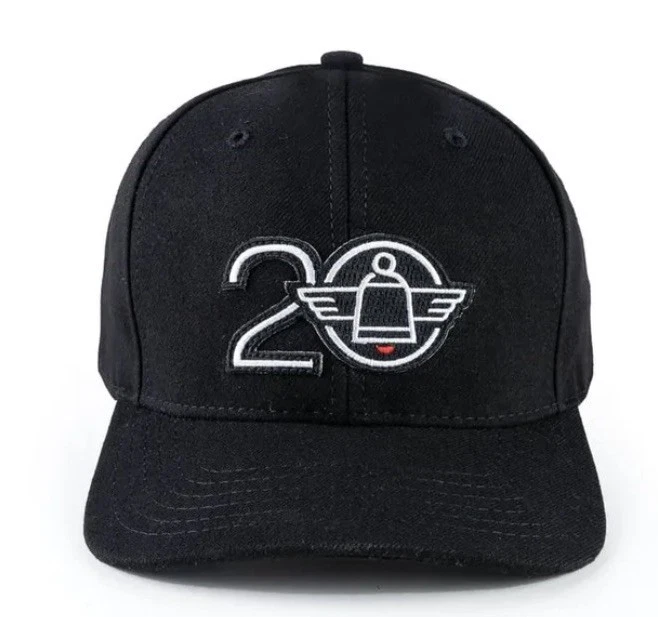 IRON HEART 20th Anniversary Black cap SnapBack One Size