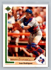 1991 Upper Deck Final Edition #55F Ivan Rodriguez HOF RC Rookie Card Rangers