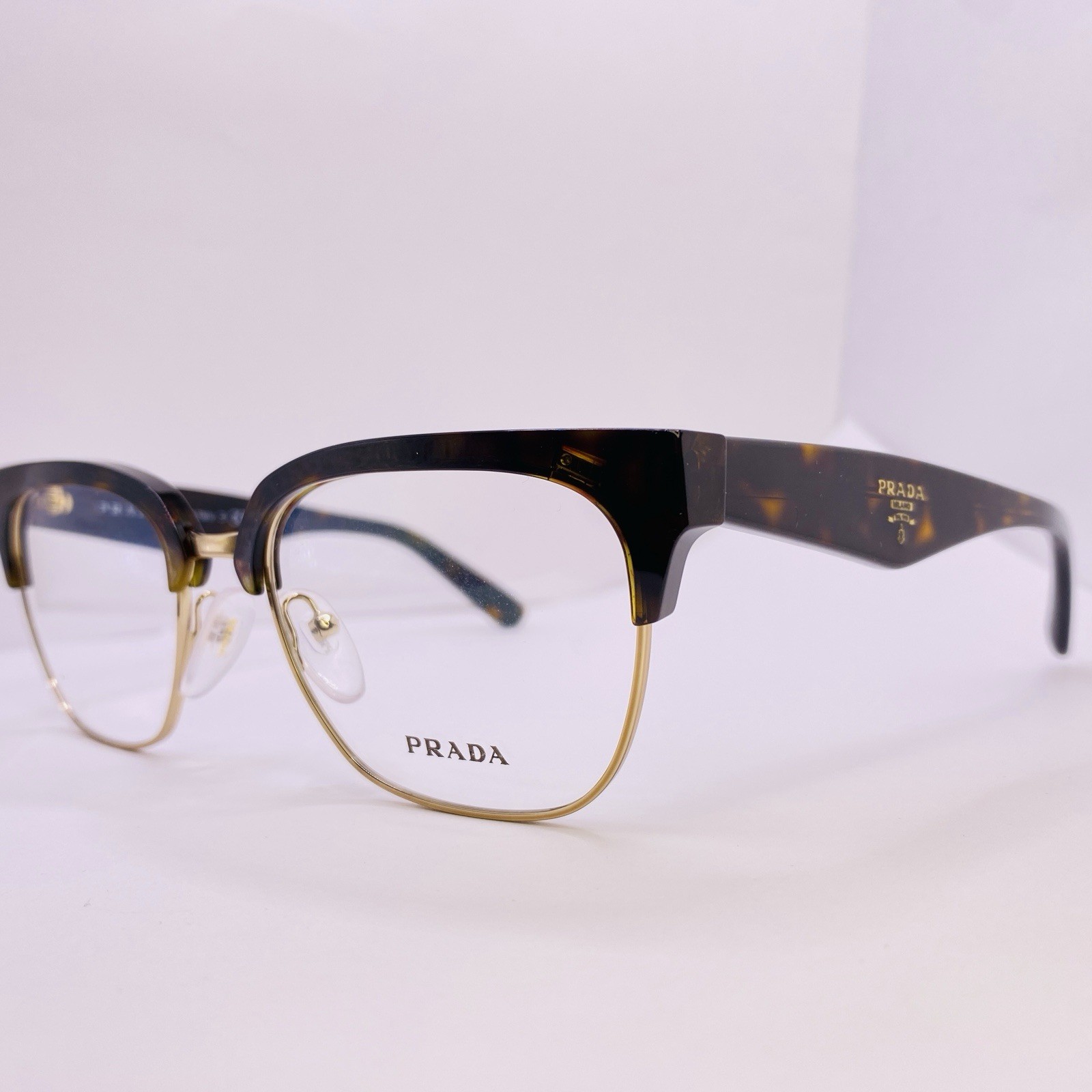 Prada Milano Eyeglasses Frames VPR 30R 2AU-1O1 52 [] 18 140 Havana Tortoise Gold