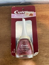 READ Vintage Cutex Creme Enamel Nail Polish 13 Brandywine POLISH DRY