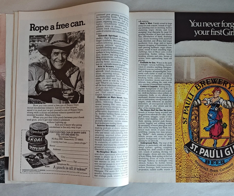 Винтажный National Lampoon журнал лот сентябрь 1986 ноябрь 1982 юмор сатира - Изображение 4 из 4