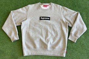Supreme Box Logo Crewneck Grey | eBay