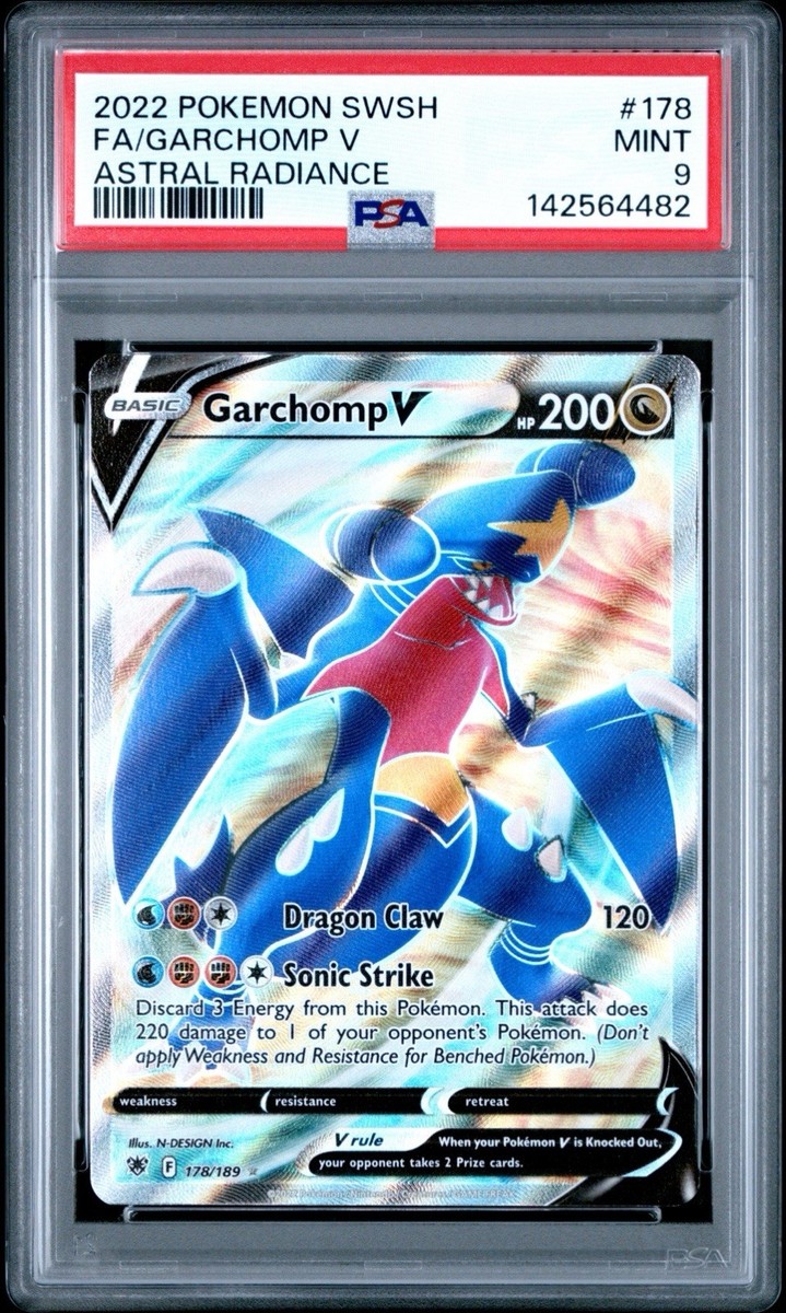 garchomp v pokemon card - 178/189 Full Art Ultra Rare DESIGN Inc Pokmon Garchomp V (Full Art)