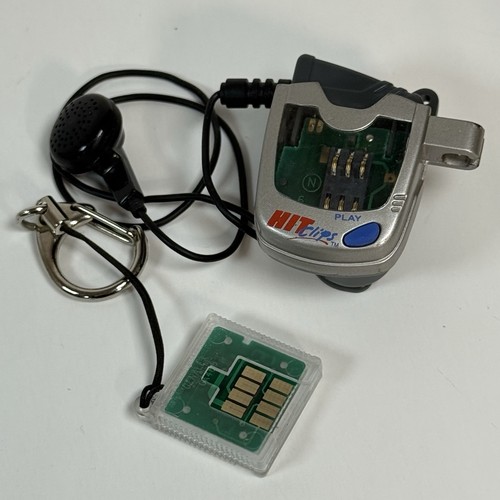 Vintage Tiger Electronics Hit Clips Silver Player w/ Earphone + NSYNC Clip - Picture 12 of 15
