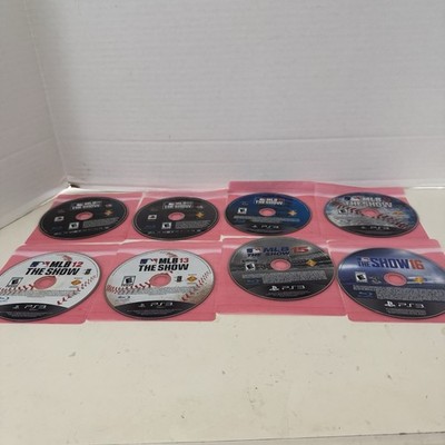 PS3 MLB Lot Of 8 Games - 08, 09, 10, 11, 12, 13, 15, And 16